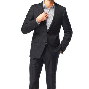 Burberry London Pin Stripe Suit Jacket